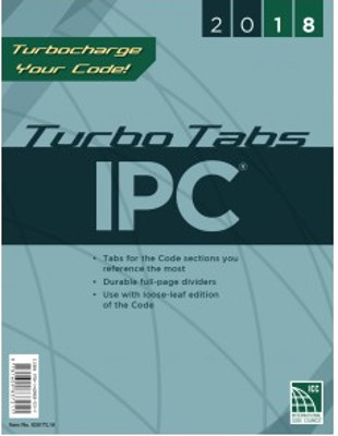2018 International Plumbing Code Turbo Tabs LL